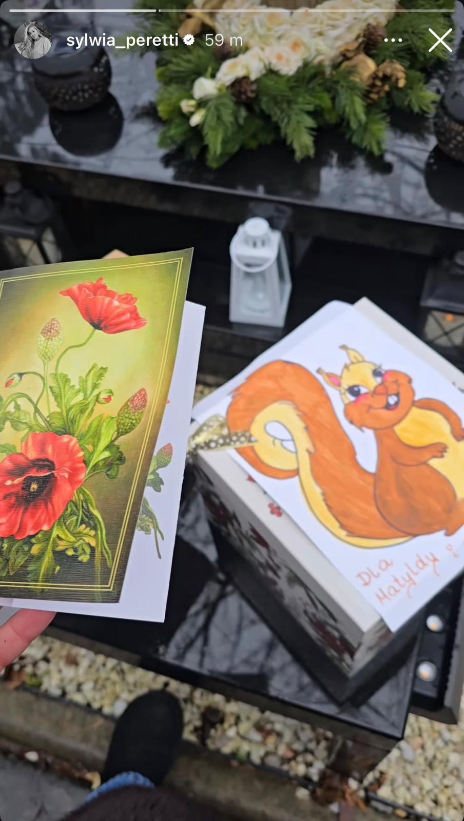 Sylwia Peretti pokazała grób syna przed świętami. To na nim zostawiła