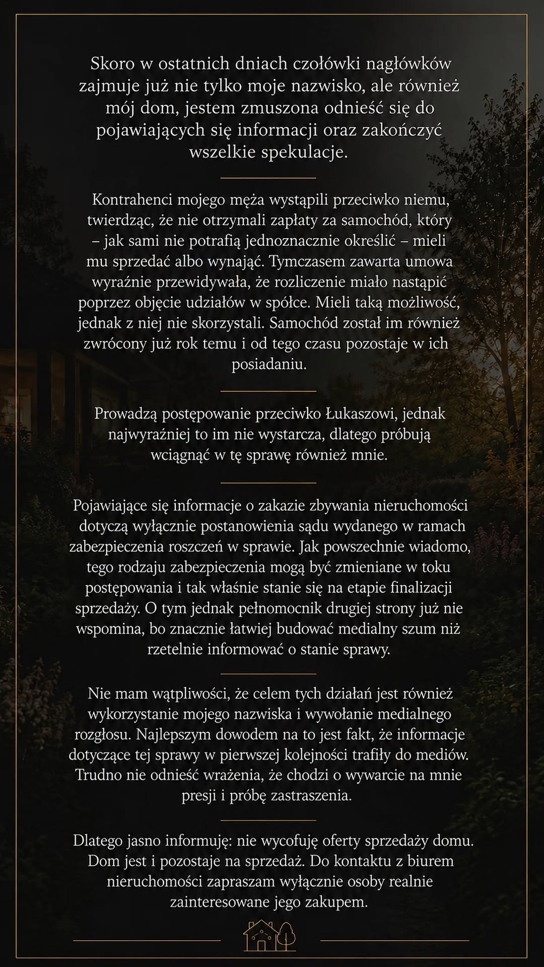 Trzy potężne zarzuty dla męża Peretti. Dla niej to dopiero początek kłopotów