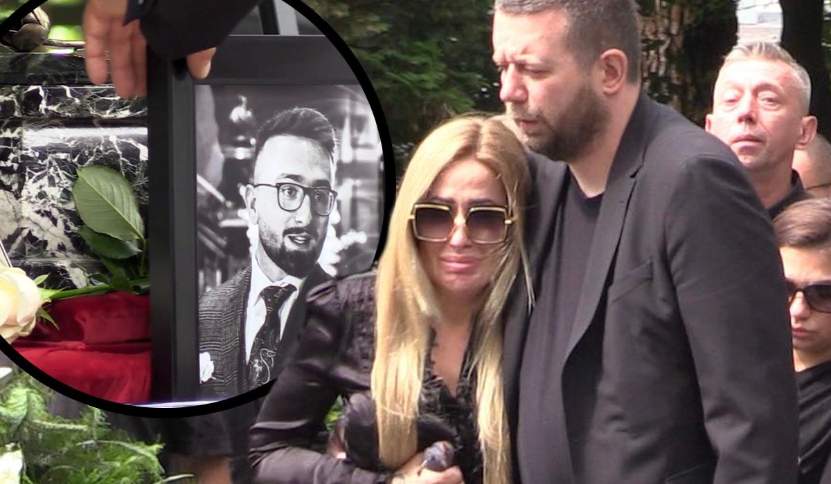 Sylwia Peretti na pogrzebie syna, fot. Świat gwiazd Exclusive