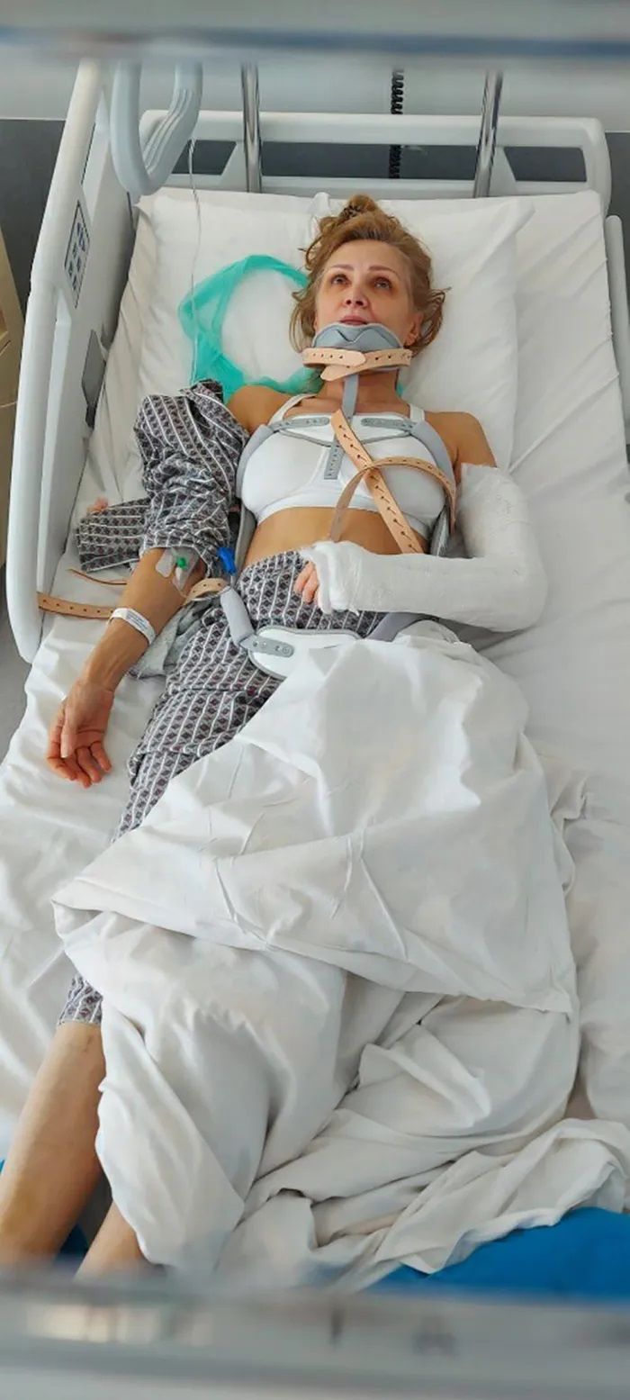 Sylwia Wysocka w szpitalu