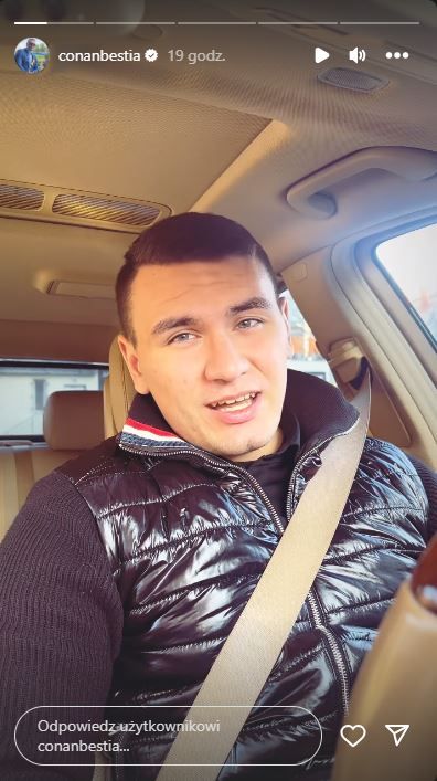 Syn Dagmary Kaźmierskiej przyznał, że jest uzależniony, fot. Instagram conanbestia 3.JPG