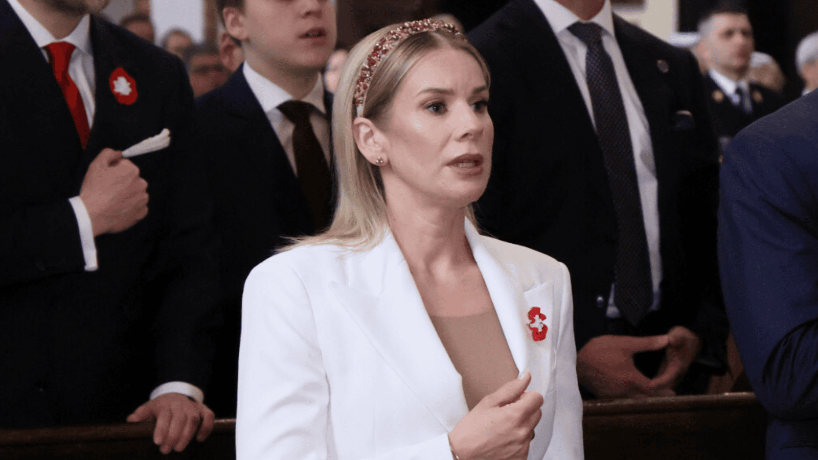 Tak Marta Nawrocka ubrała się na mszę z okazji 3 maja. Jeden element zwrócił uwagę wszystkich