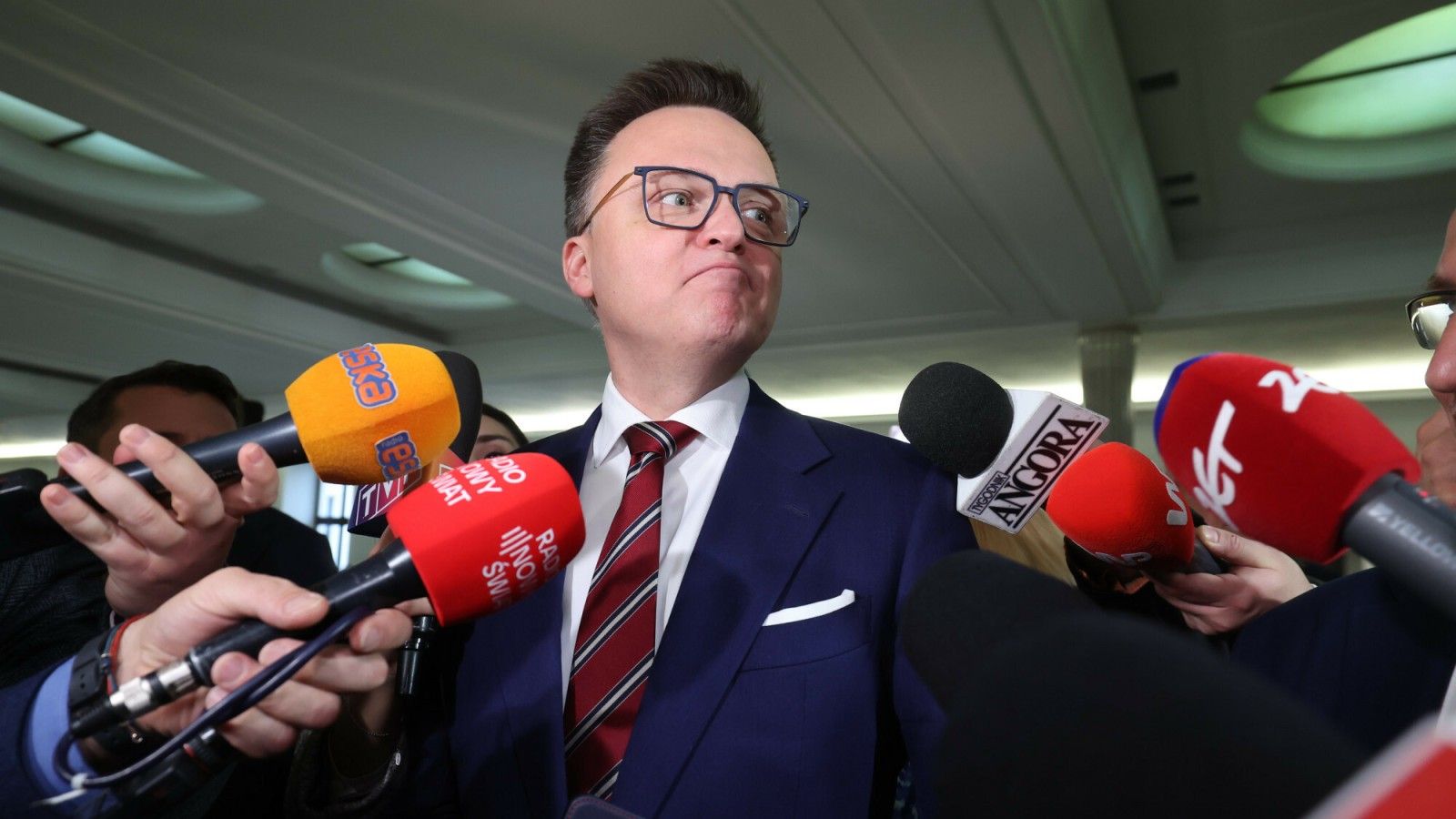 Szymon Hołownia komentuje reportaż Gońca o Bosaku. Jest przeciwny komisji śledczej ws. Collegium Humanum