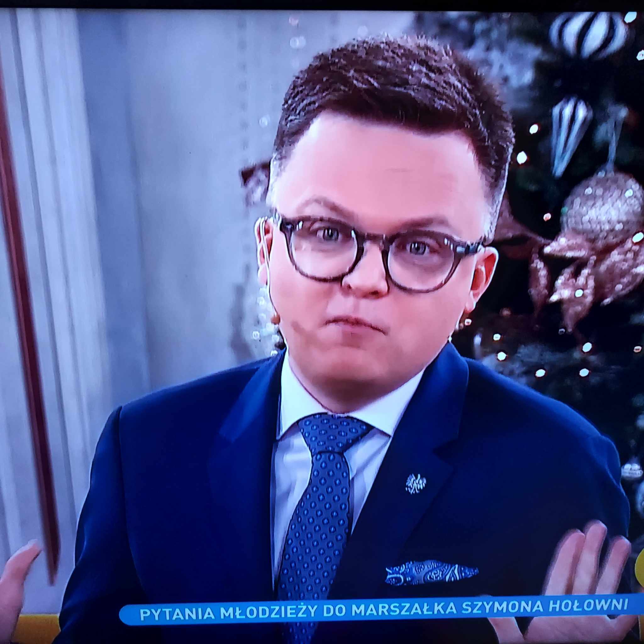 Szymon Hołownia w DDTVN, screen TVN