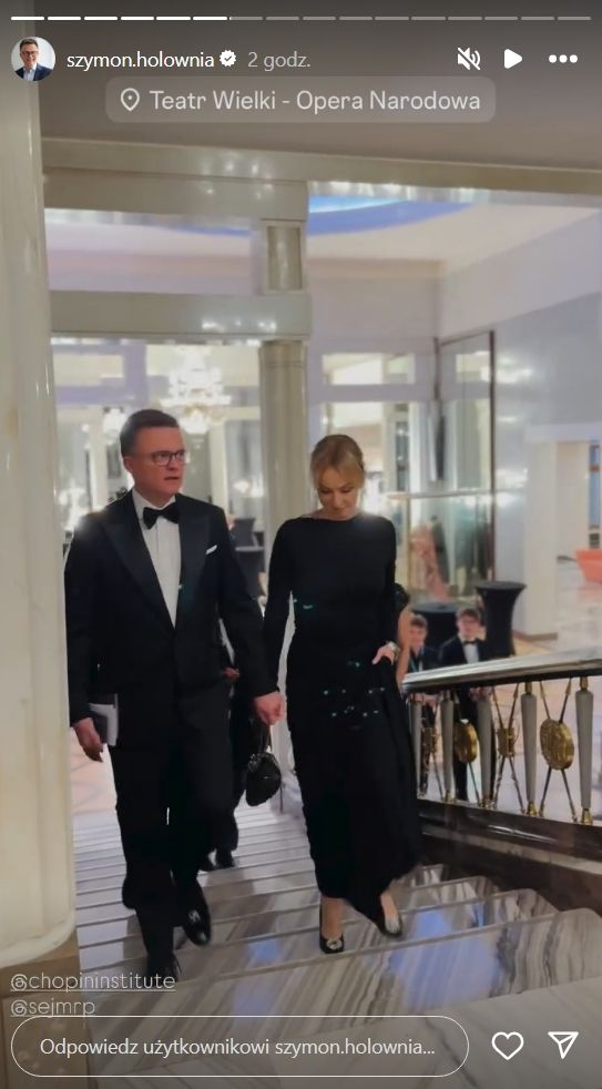 Szymon Hołownia z żoną, fot. Instagram