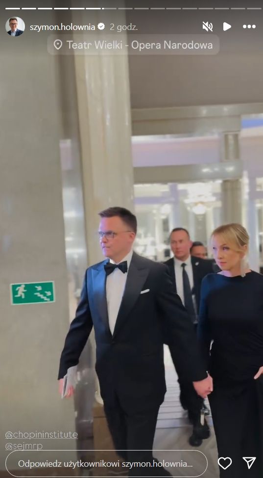 Szymon Hołownia z żoną, fot. Instagram