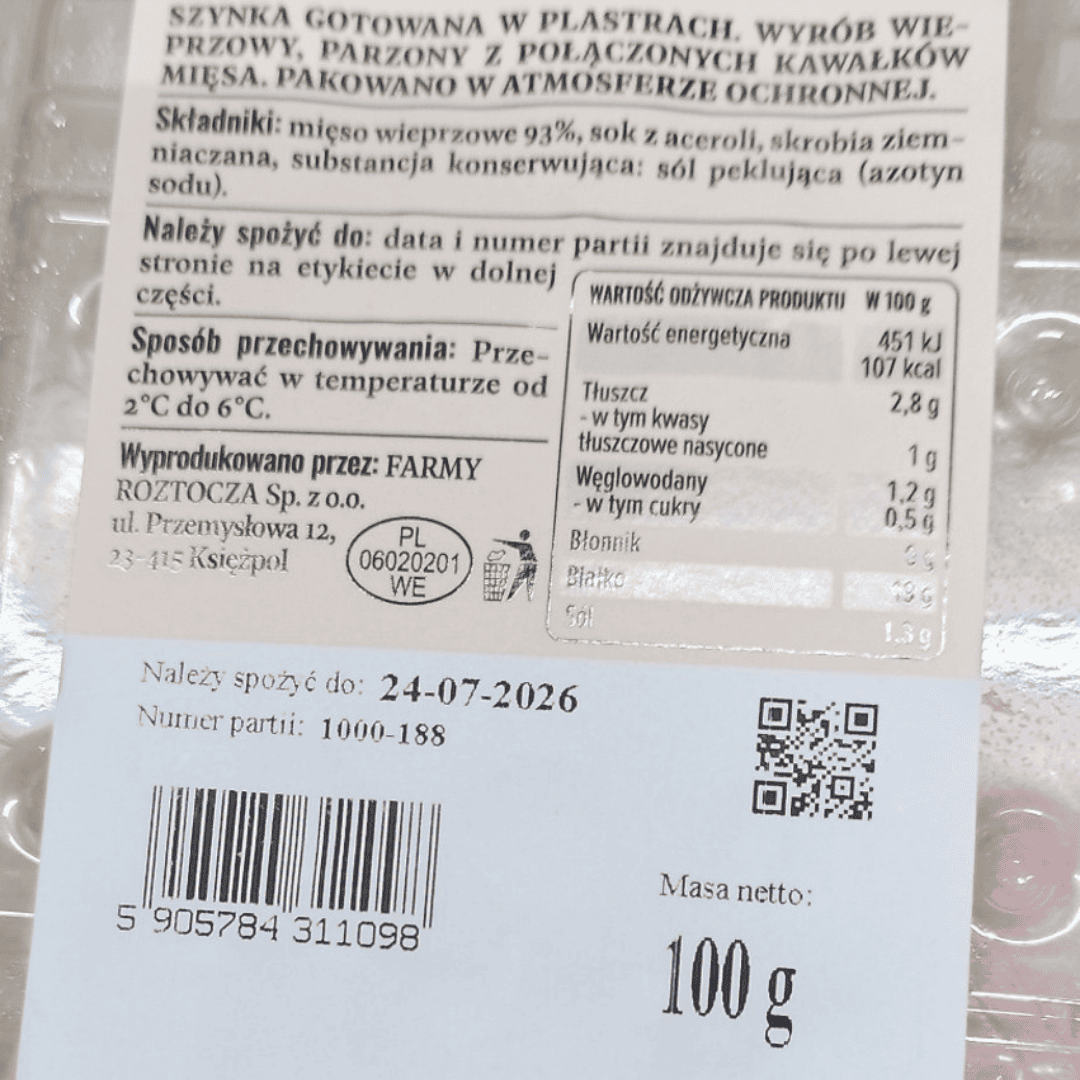 Główny Inspektor Sanitarny alarmuje. Groźna bakteria w szynce z marketu