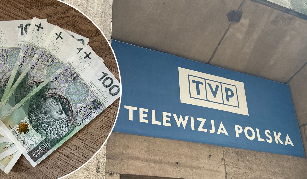 Logo TVP, pieniądze