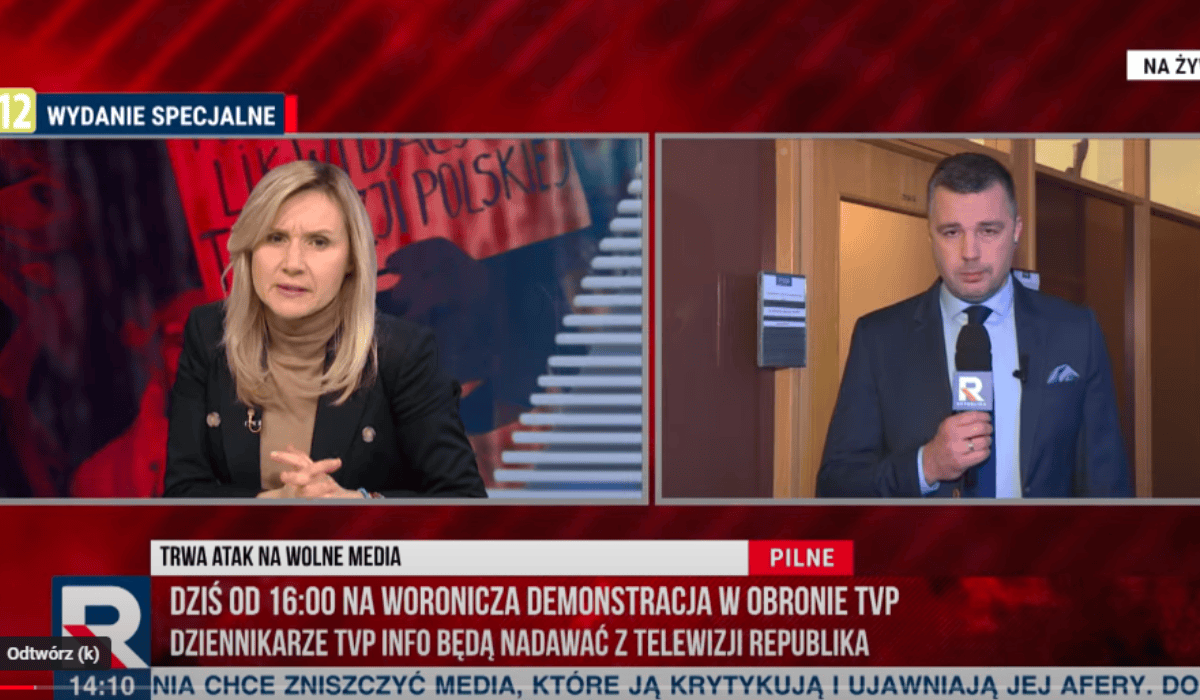 Michał Rachoń, screen YT/TV Republika