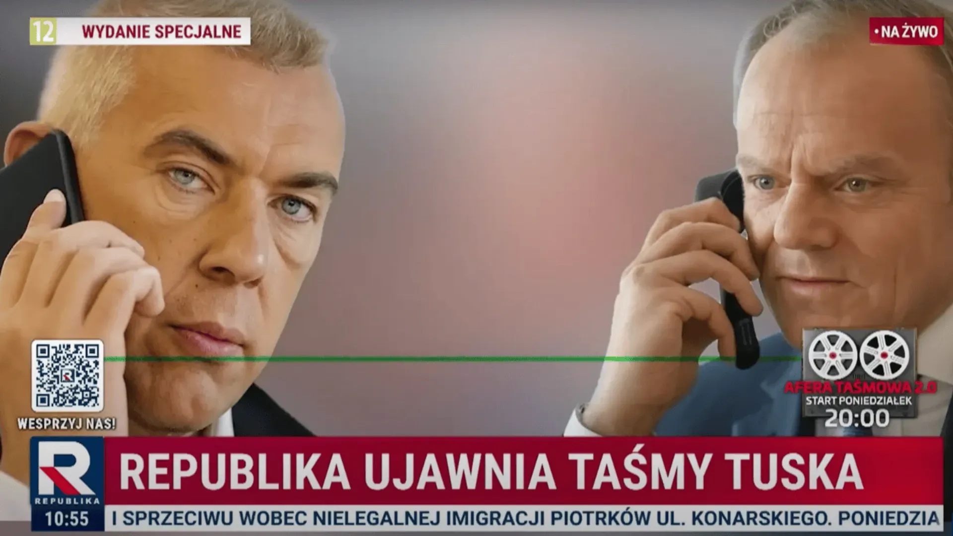 Donald Tusk i Roman Giertych
