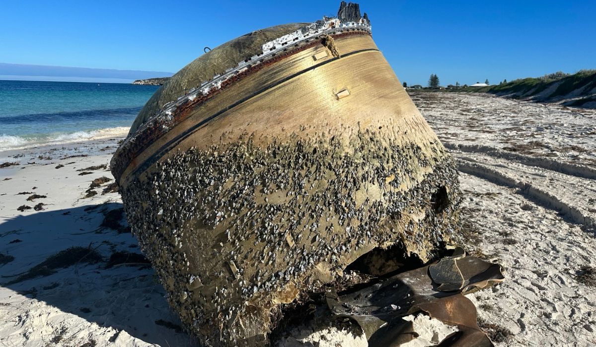 Dziwny obiekt na plaży w Australii