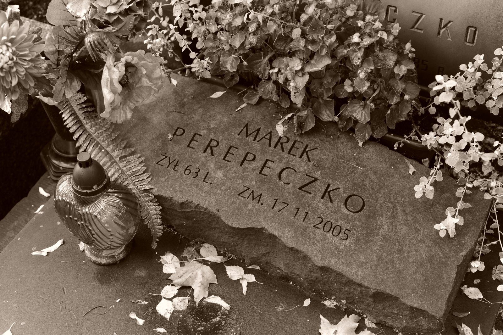 Marek Perepeczko grób