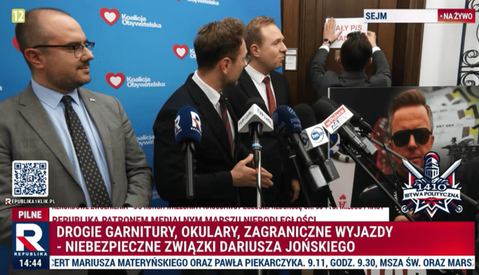 Awantura na sejmowym korytarzu. Starli się posłowie Patola i Socjal i KO