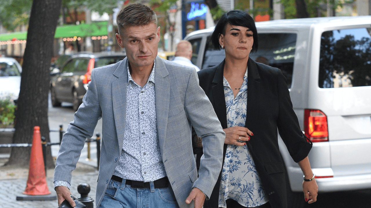 Tomasz Komenda z partnerką