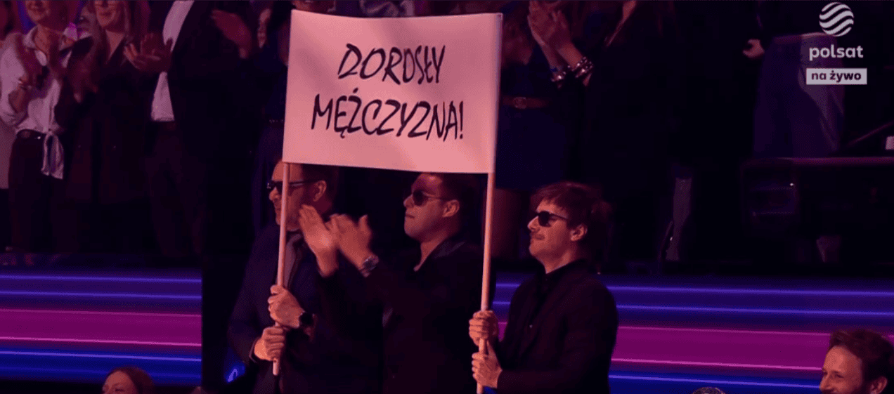 Niesłychane, co działo się na widowni TzG. Nagle pojawił się gigantyczny transparent. Wszyscy zamarli