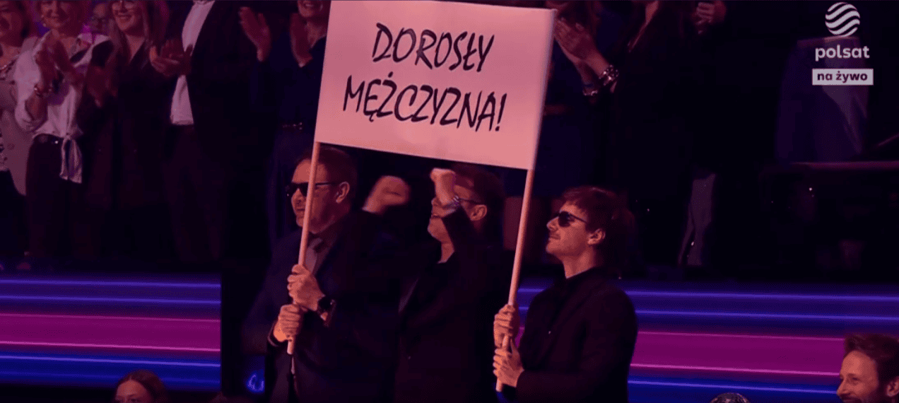 Niesłychane, co działo się na widowni TzG. Nagle pojawił się gigantyczny transparent. Wszyscy zamarli