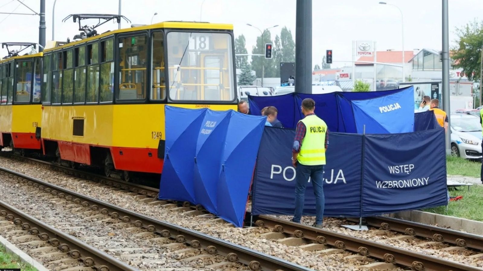 Śmiertelny wypadek w centrum Warszawy. Nie żyje 1 osoba