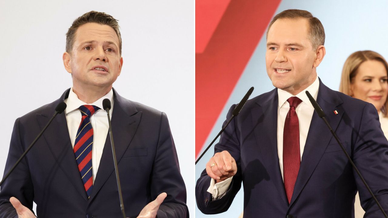 Trzaskowski Nawrocki sondaż