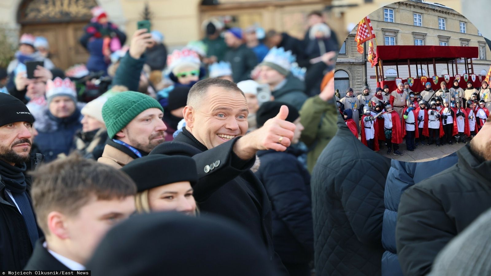 Nietypowa sytuacja z udziałem Nawrockiego podczas Orszaku Trzech Króli. Nagranie krąży w sieci