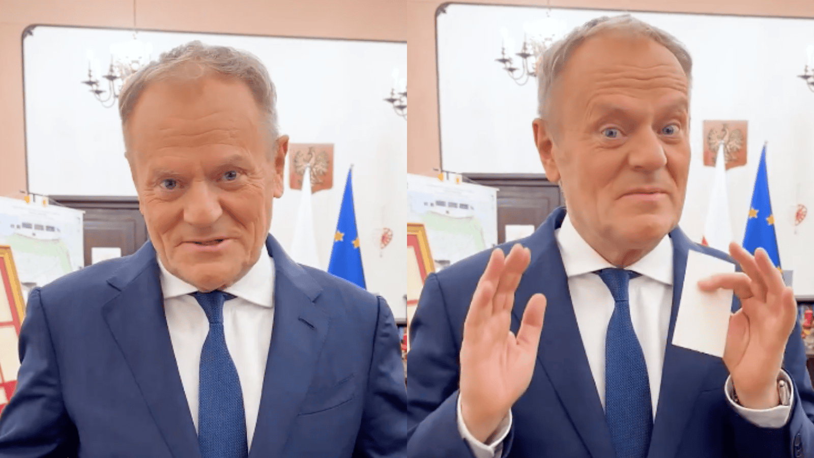 Donald Tusk zaskoczył wszystkich. Najnowsze nagranie już jest hitem