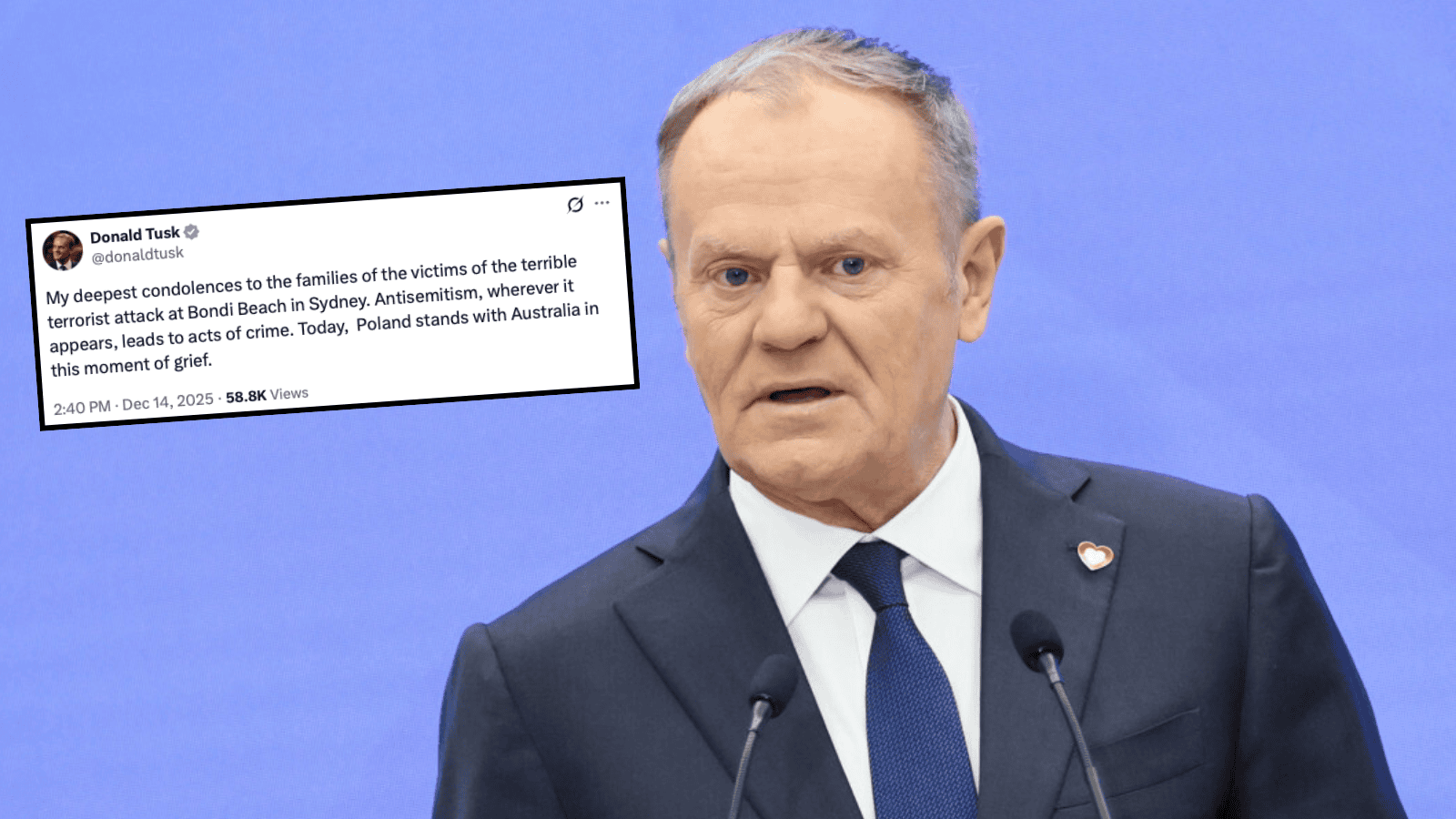 Donald Tusk przemówił po zamachu. "Najgłębsze kondolencje"