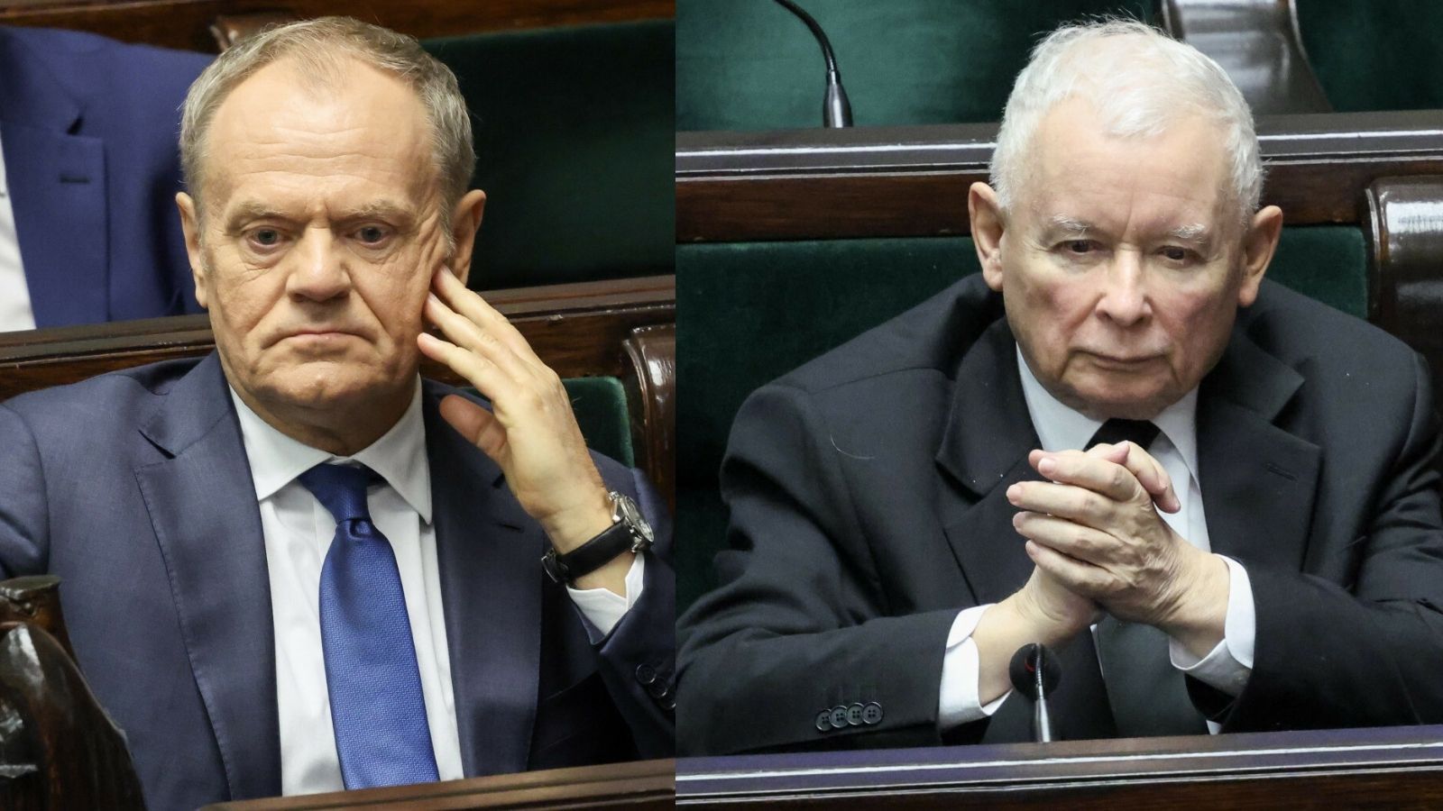 Donald Tusk, Jarosław Kaczyński 