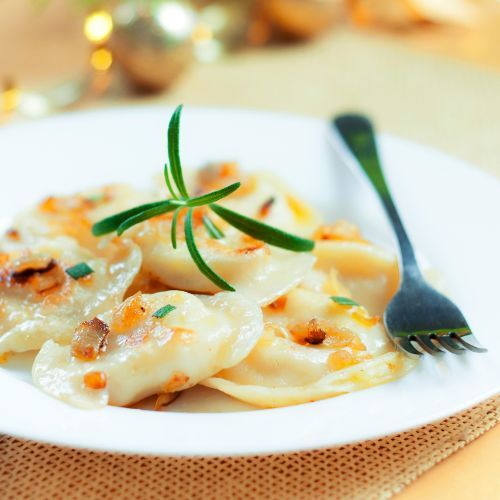Pyszne ugotowane pierogi