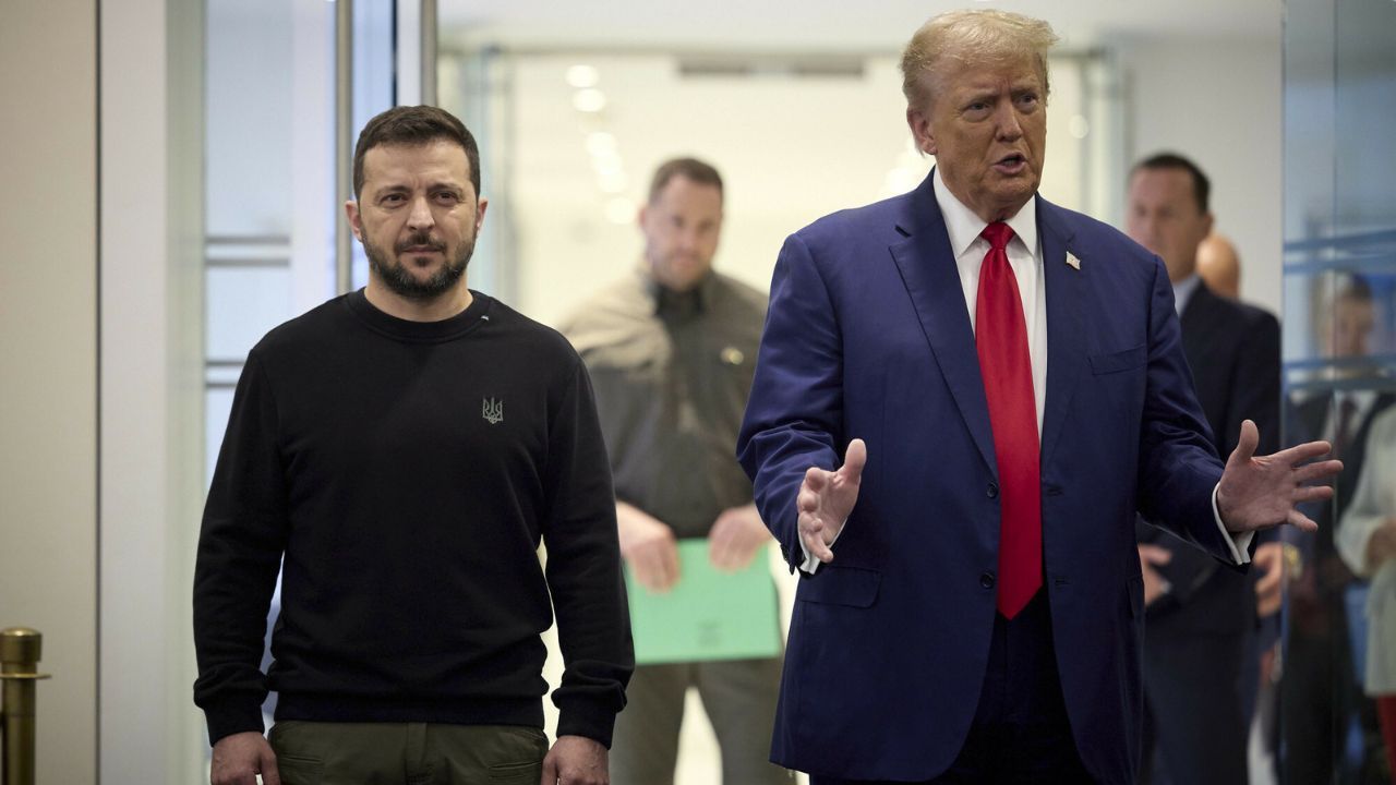 Donald Trump i Wołodymyr Zełenski