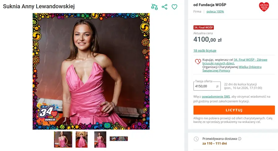 Finał WOŚP już za chwilę, a aukcje gwiazd biją rekordy. Takie kwoty padły