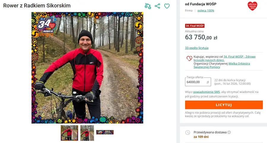 Finał WOŚP już za chwilę, a aukcje gwiazd biją rekordy. Takie kwoty padły