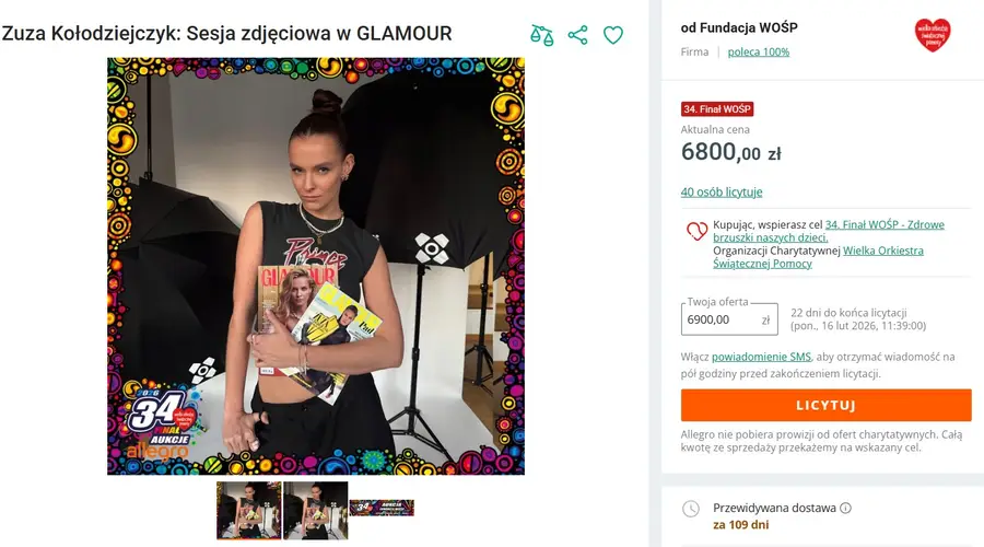 Finał WOŚP już za chwilę, a aukcje gwiazd biją rekordy. Takie kwoty padły