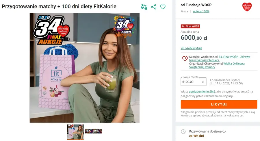 Finał WOŚP już za chwilę, a aukcje gwiazd biją rekordy. Takie kwoty padły