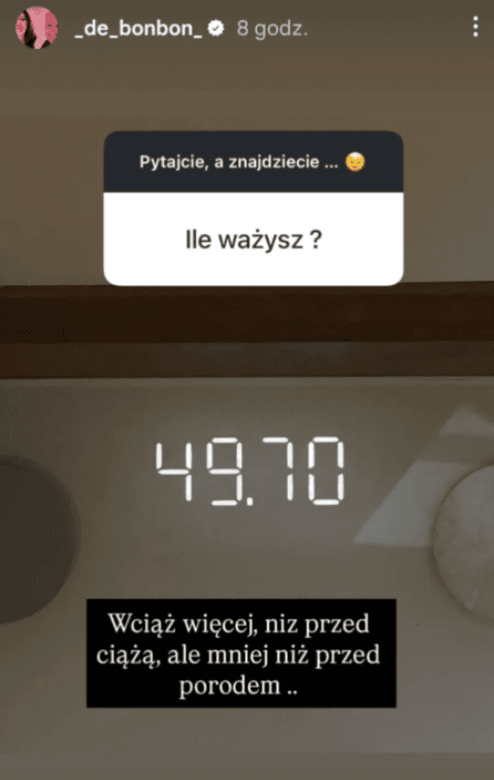 Dominika Serowska ujawniła, ile waży. Schudła po ciąży