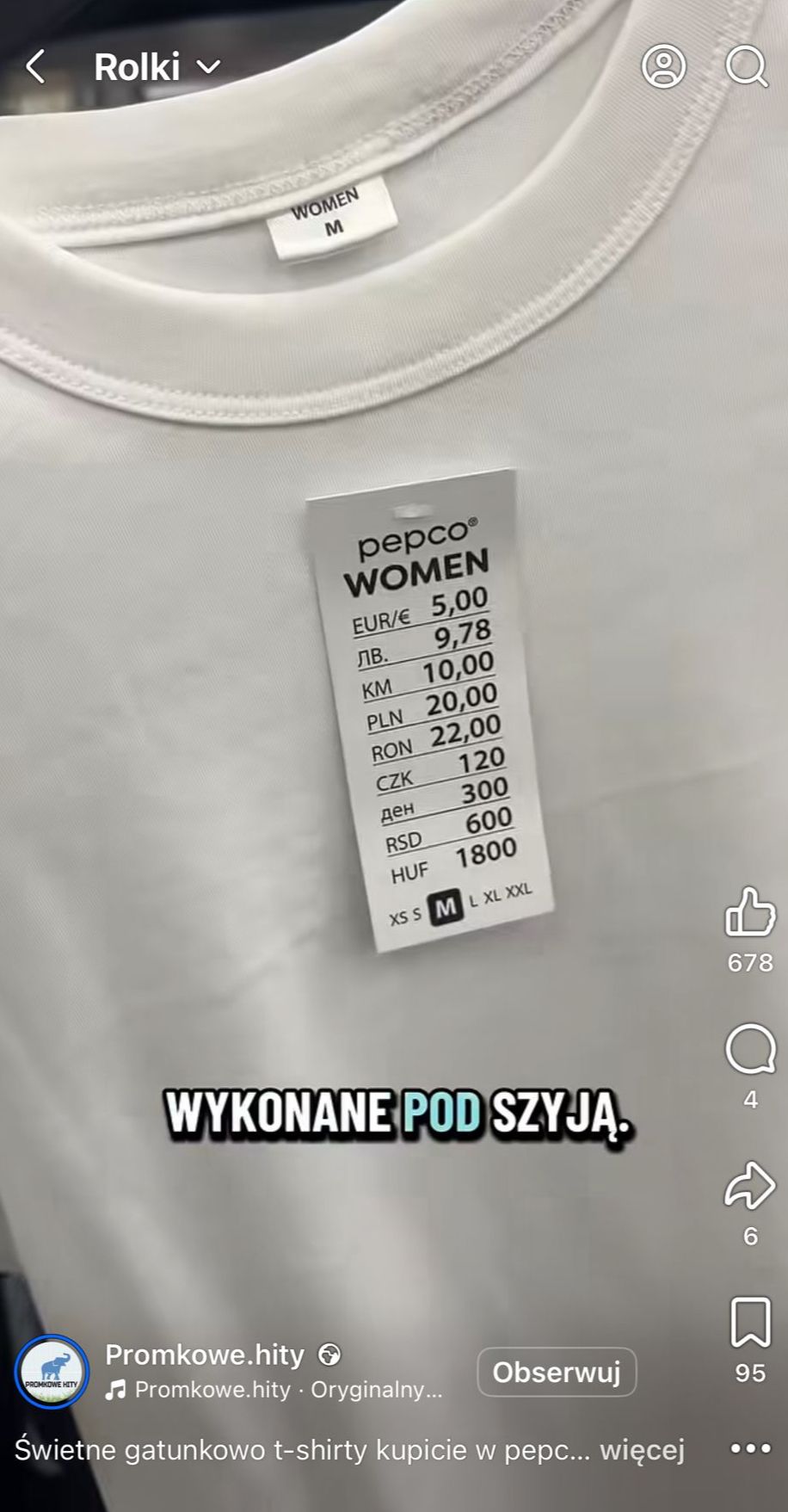 Wojna cenowa na rynku ubrań. Pepco bije konkurencję jakością koszulek za 20 zł