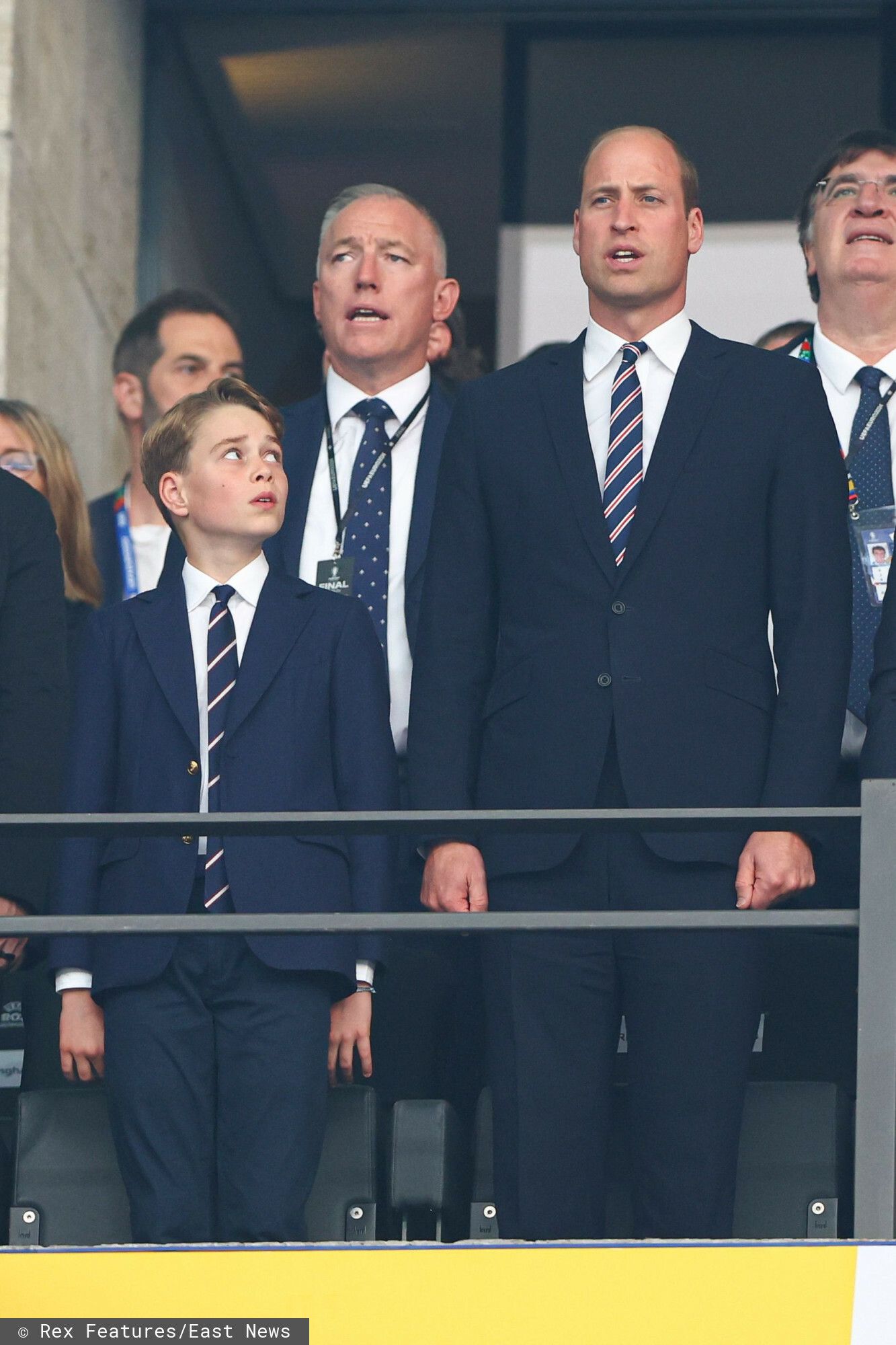 William i George na finale Euro 2024, fot. East News