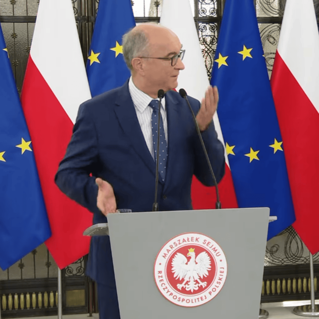 Niewiarygodne, co zrobił Czarzasty na koniec konferencji. Taki gest przystoi Marszałkowi Sejmu?