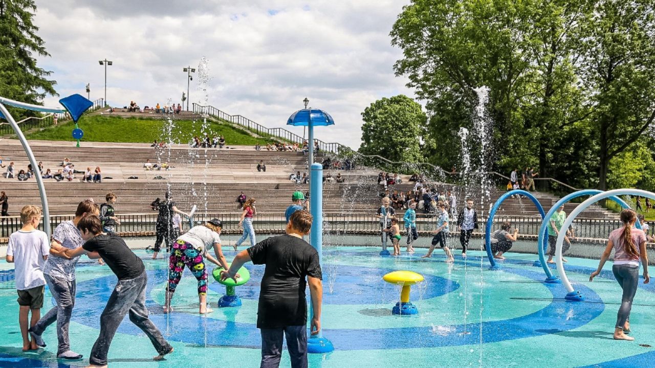 Wodny Plac Zabaw park Jordana Kraków