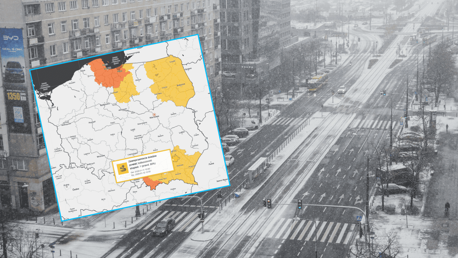 Arktyczny atak zimy w Polsce. Dwucyfrowy mróz to nie wszystko, IMGW bije na alarm