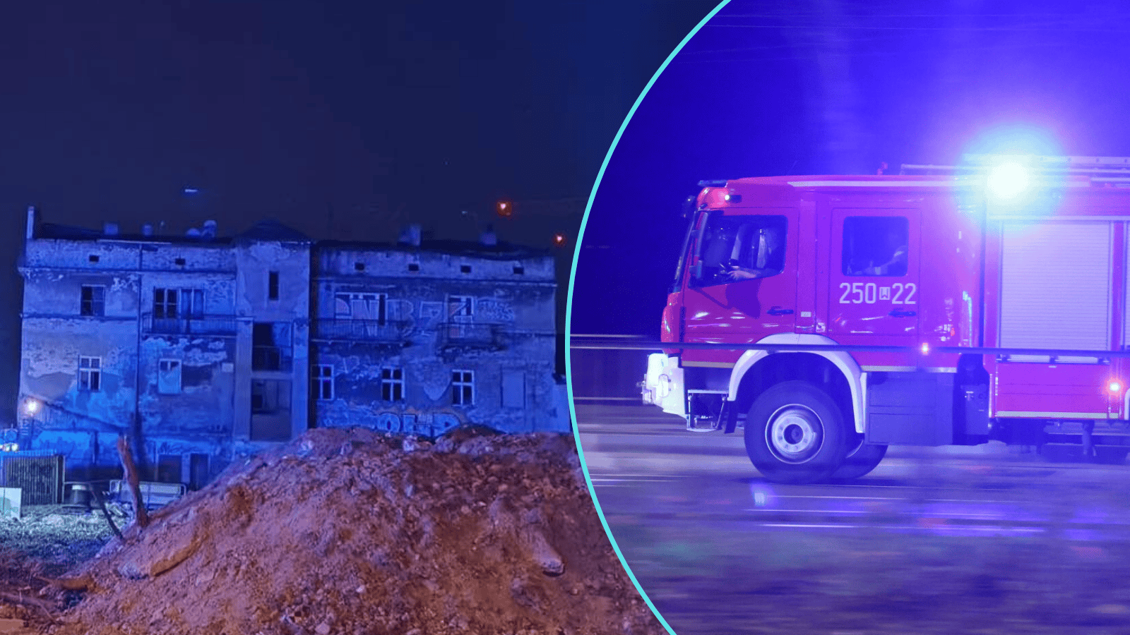 Zawaliła się kamienica w centrum polskiego miasta. Działania służb ratunkowych. Przeszukują gruzy