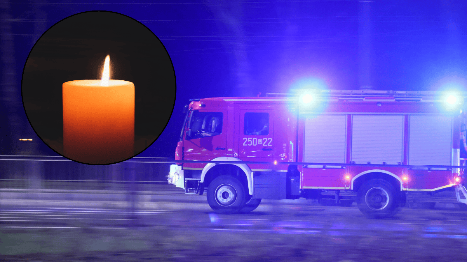 O 5:30 wezwali pomoc do Huberta. Niestety, młodziutki strażak nie żyje