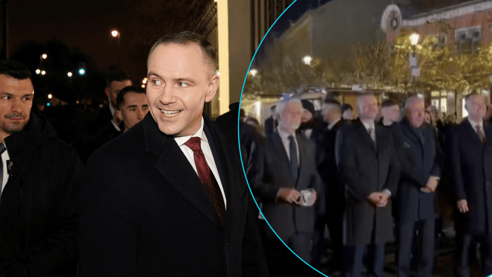 They caught president   Nawrocki at the Fair. A amazing  video is circulating online