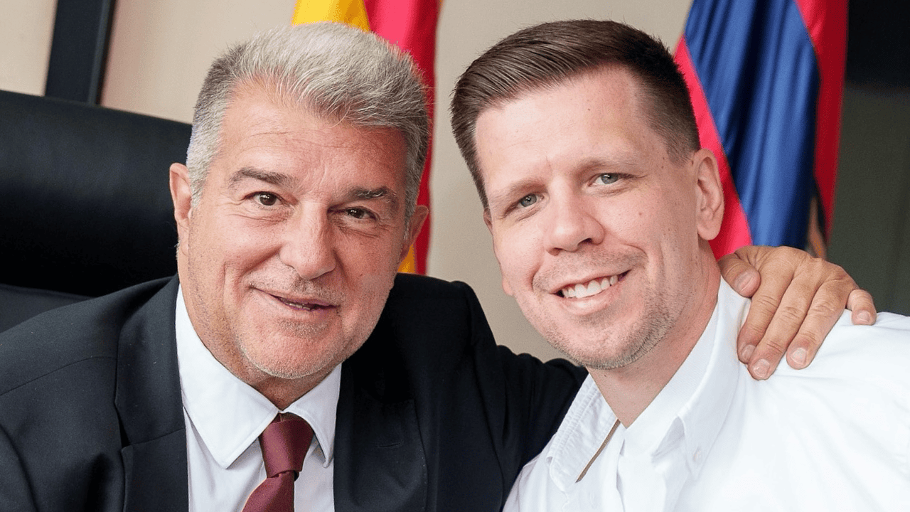 Wojciech Szczęsny/ Joan Laporta