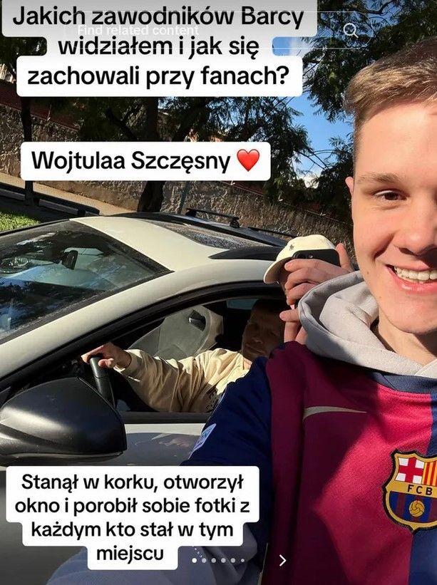 Wojtek Szczęsny fot. TikTok