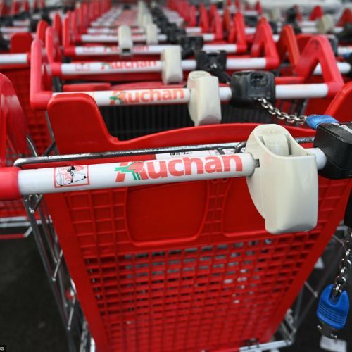 Wózek sklepowy Auchan