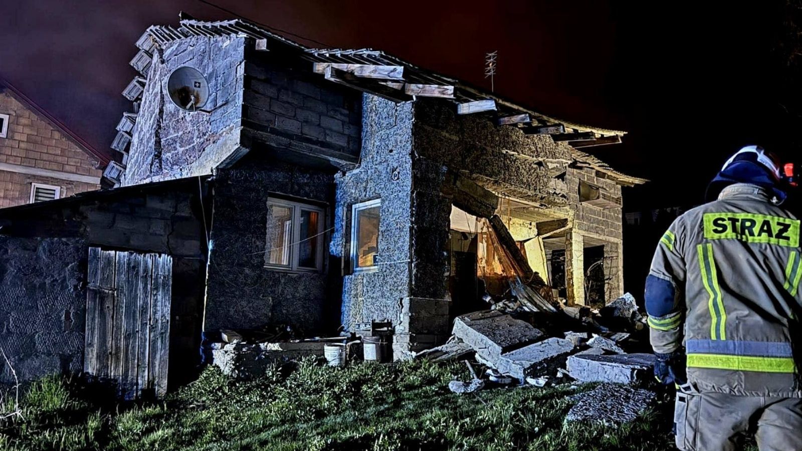 Wybuch, Polska, pożar, katastrofa, dom