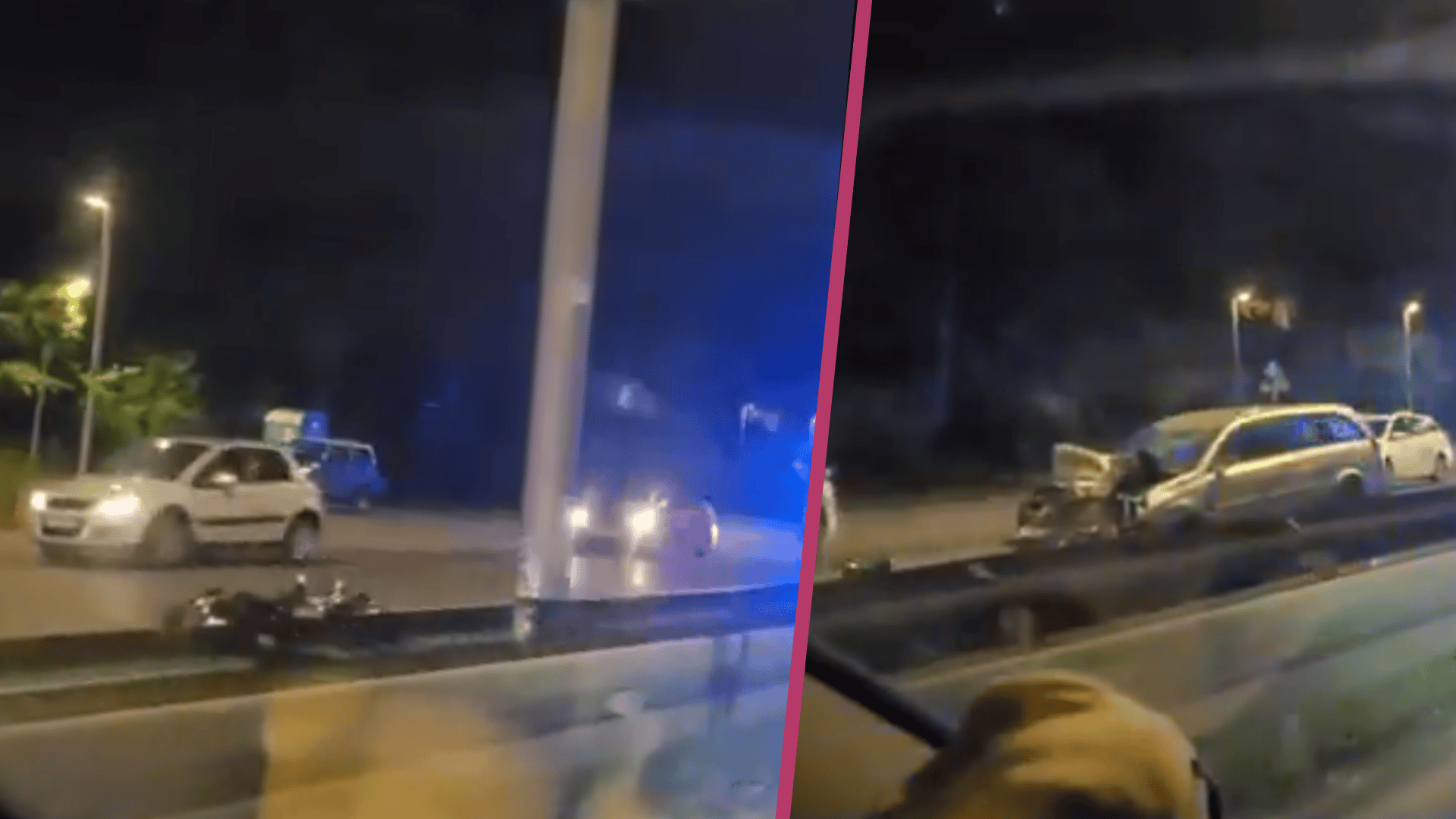 Wypadek na Wisłostradzie
