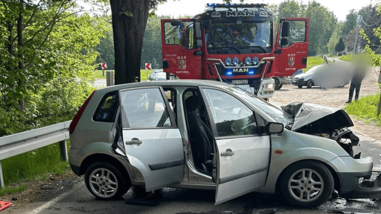 Wypadek, straż pożarna