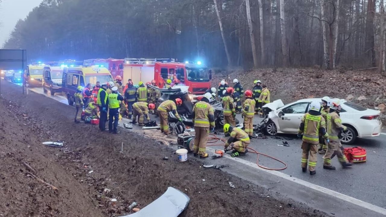 Wypadek w Świętokrzyskiem