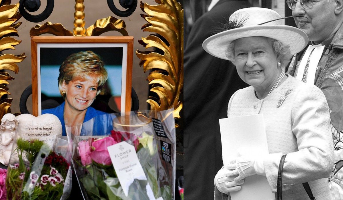 Królowa Elżbieta księżna Diana