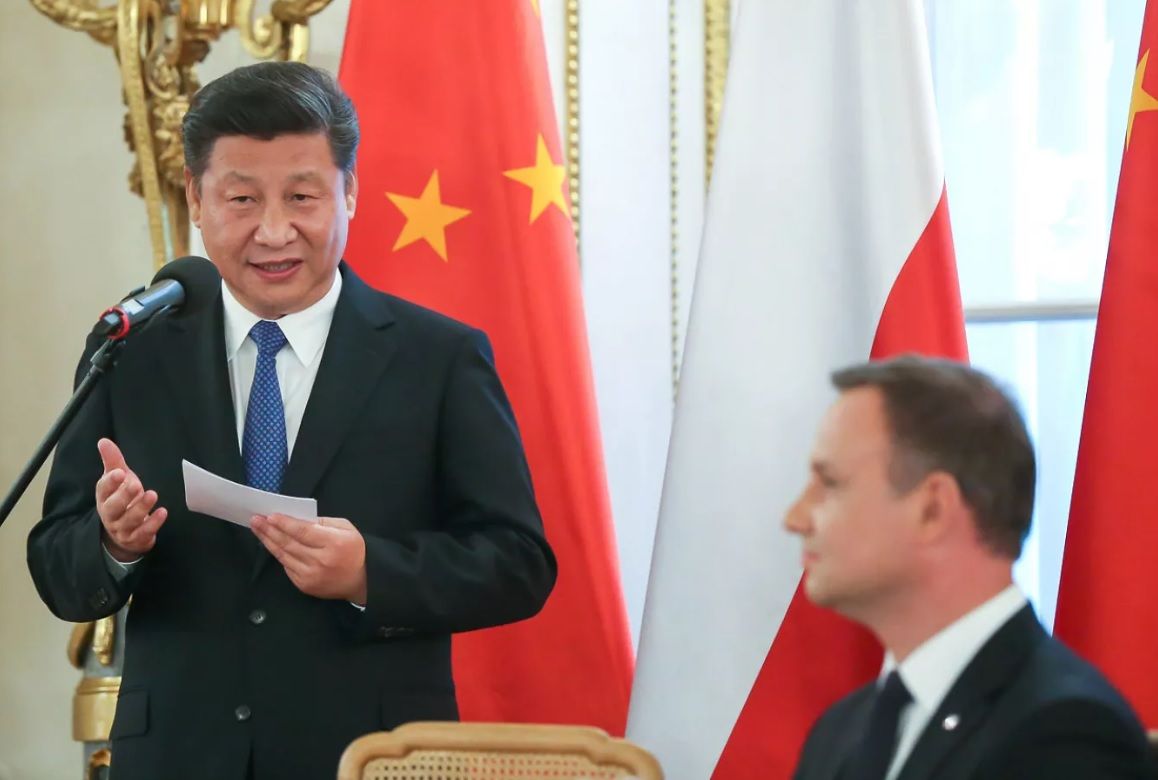 Xi Jinping i Andrzej Duda
